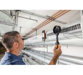 Testo 400 - Výhodná sada pre meranie prúdenia so sondou so zažeraveným drôtikom