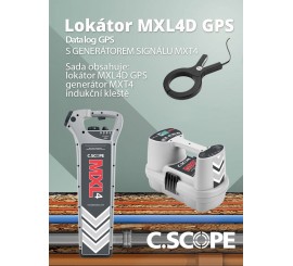 Zvýhodnený set lokátora C.Scope MXL 4 DBG a generátora MXT 4