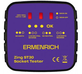 Tester zásuviek ERMENRICH Zing ST30