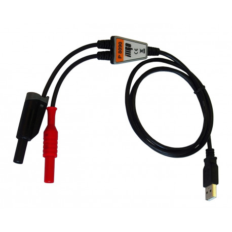 P 8090 – Adaptér na testovanie zdrojov SELV/PELV s USB konektorom typu A a C
