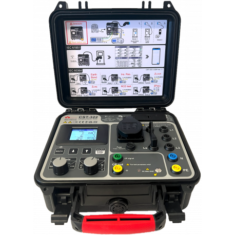 MI SPEKTER CST-322 - Analyzátor na testovanie nabíjacích staníc