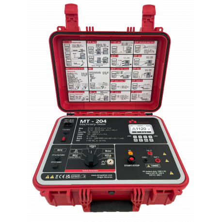 MT-204 - Tester elektrických častí strojových zariadení