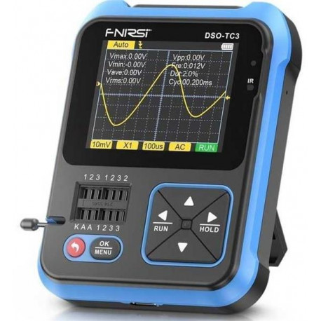 Osciloskop, generátor funkcií a tester súčiastok FNIRSI DSO-TC3