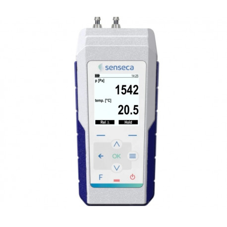 Senseca PRO 915-2 - profesionálny ručný diferenčný tlakomer/teplomer/dátový logger