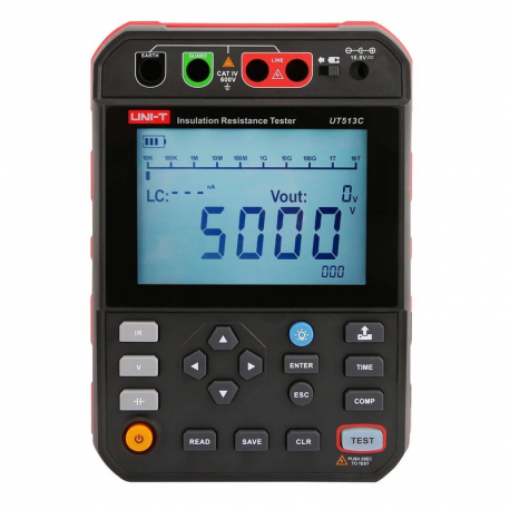 Tester izolačného odporu UNI-T UT513C