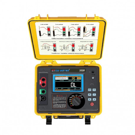 ETCR 3520 - Tester izolácie 5kV, 10TOhm, 7mA