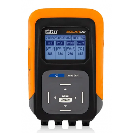 SOLAR03 - merač ožiarenia, teploty a sklonu FV panelov