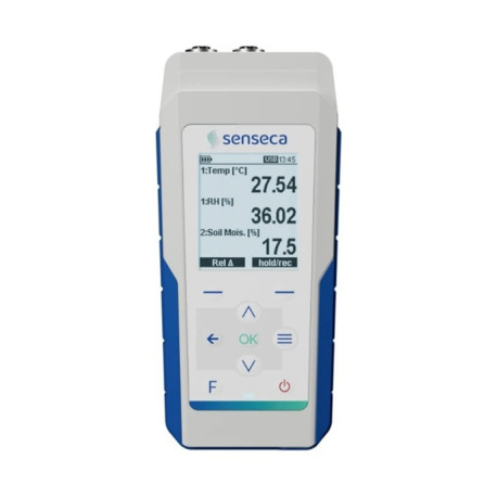 Senseca PRO D05.2 - ručný multifunkčný merač / dátový záznamník pre digitálne meracie sondy, 2 vstupy