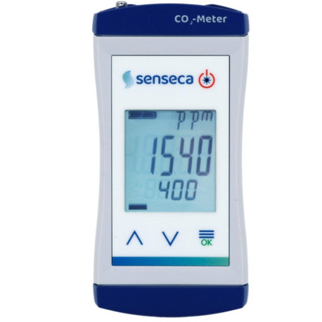 Senseca ECO 420-20 - kompaktný merač oxidu uhličitého (CO₂) s alarmom