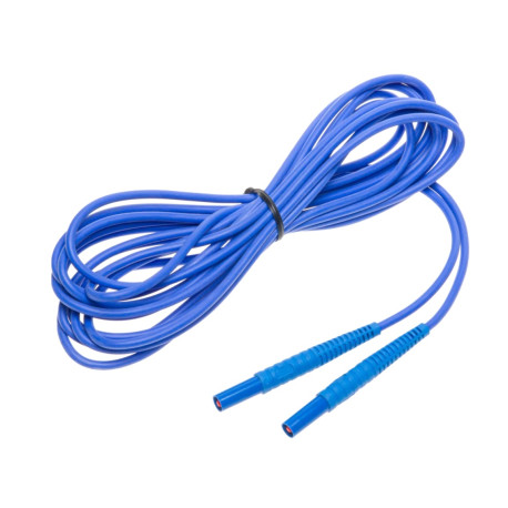 Merací vodič 5m modrý
