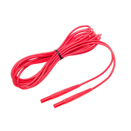 merací vodič 5m červený