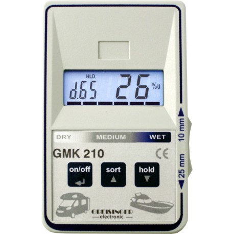 GMK 210 - digitálny vlhkomer pre karavány a lode