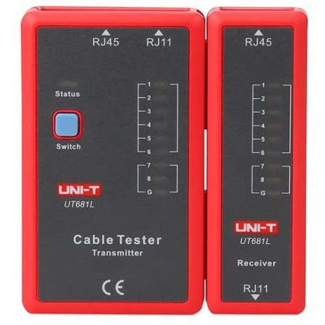 Tester kabelu UNI-T UT681L  (RJ45, RJ11)