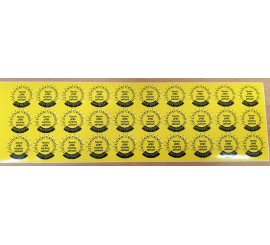 P 9080 - samolepiace štítky pre označenie budúcej kontroly 30ks
